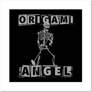 Origami angel music Posters and Art